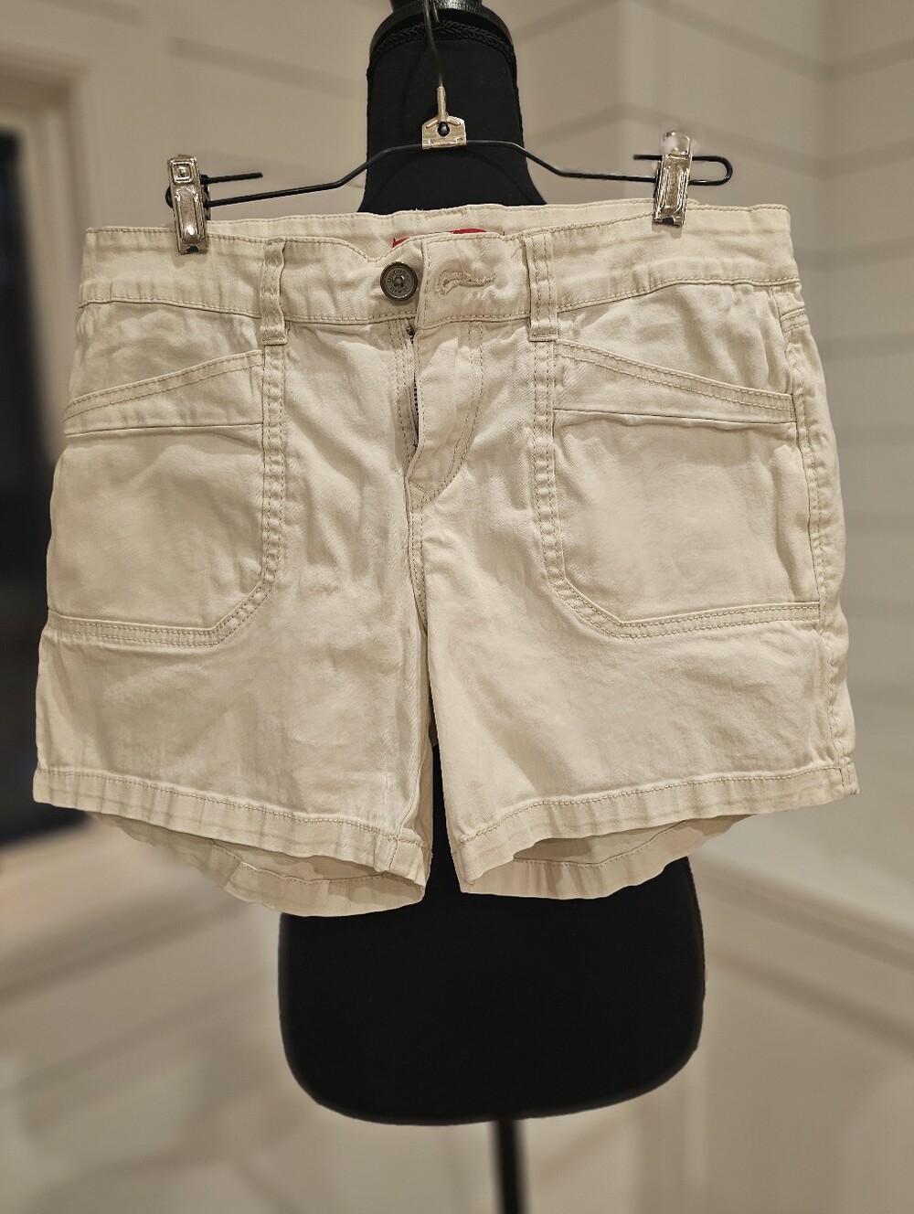 UNIONBAY Women's Cream Jean Shorts - SIZE 11